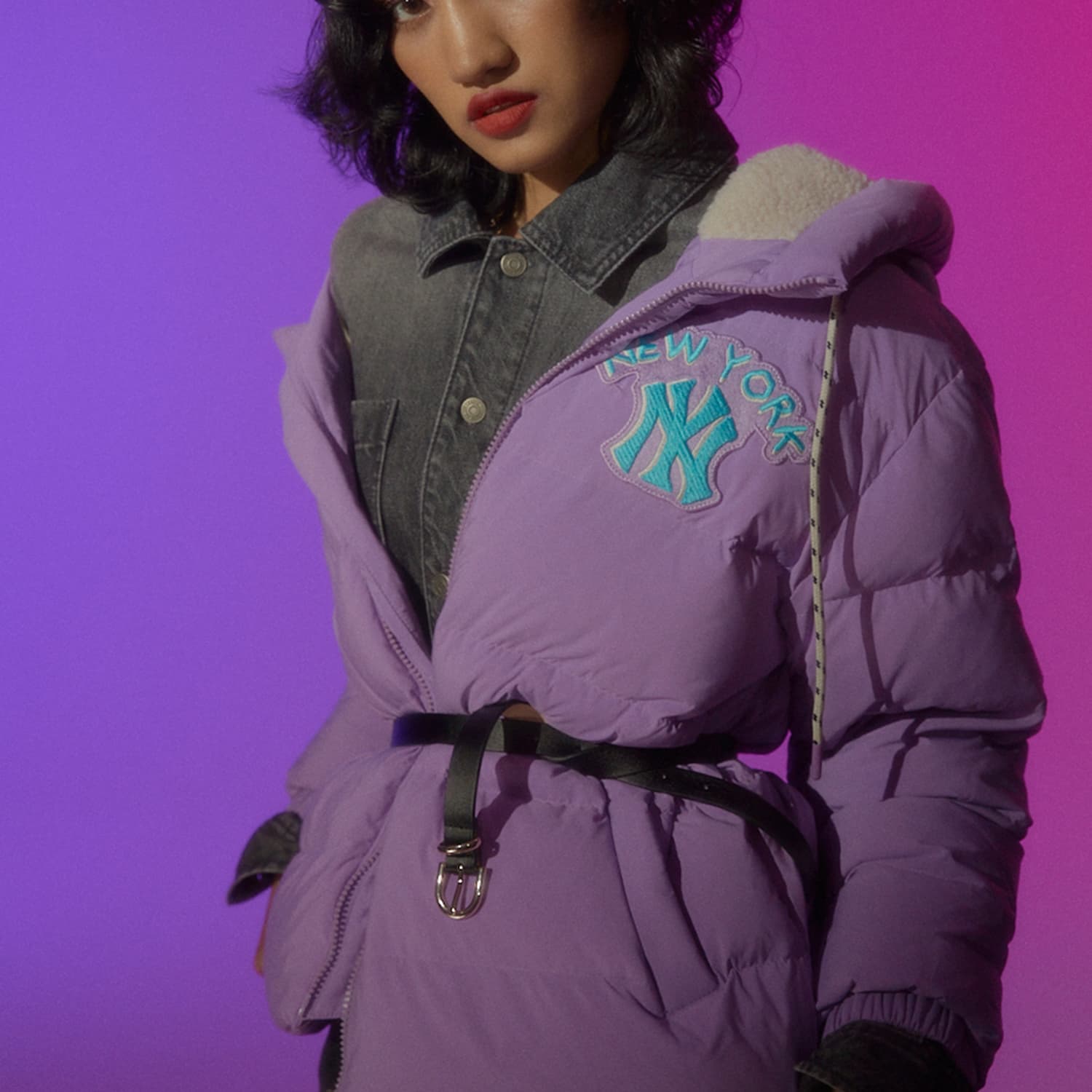 Зимняя куртка MLB Yankees Hooded Down Jacket - изображение 4