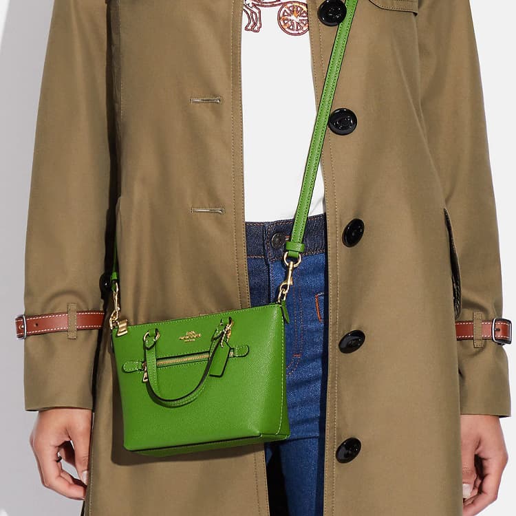 Сумка COACH Gallery Mini Tote Green - изображение 5