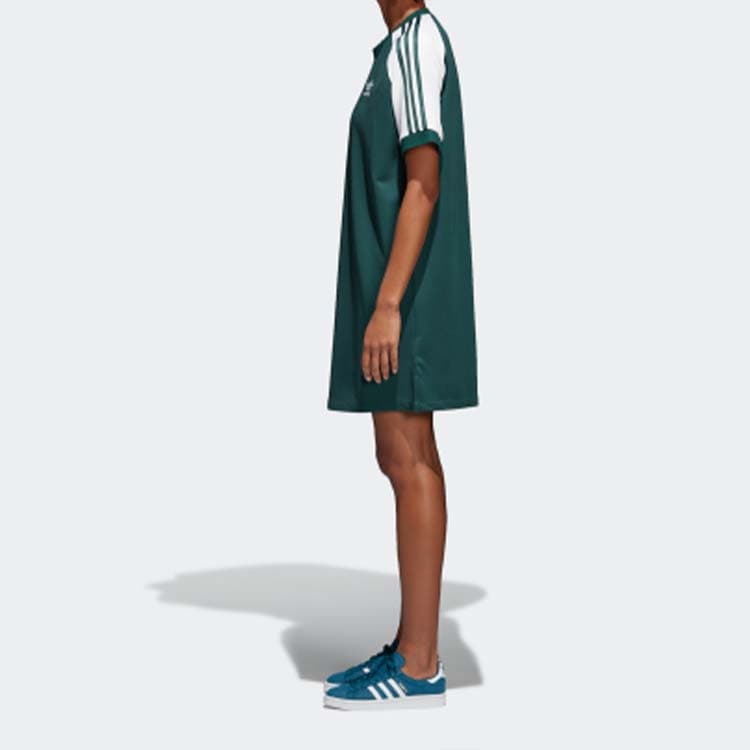 Платье adidas Originals Raglan Dress Forest Green - изображение 4