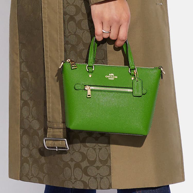Сумка COACH Gallery Mini Tote Green - изображение 4
