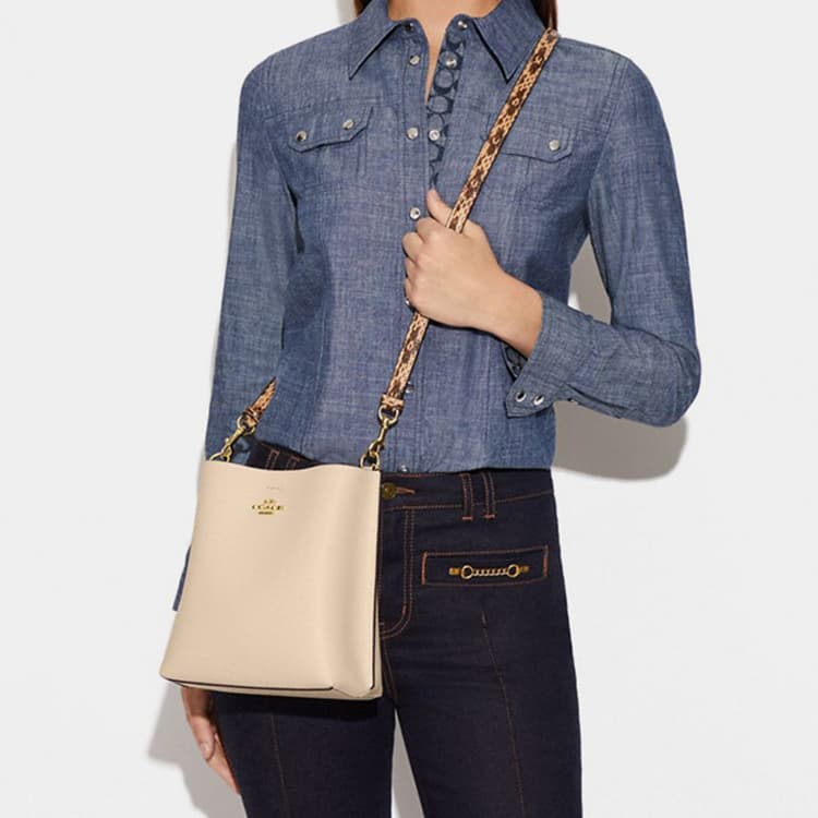 Сумка COACH Mollie 21 Ivory - изображение 4