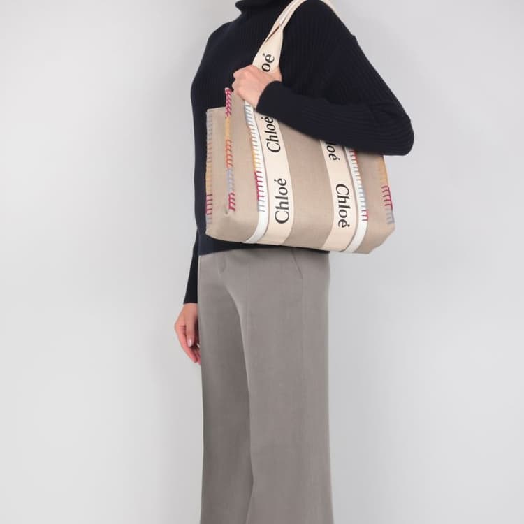 Сумка Chloe Woody Tote Bag - изображение 4