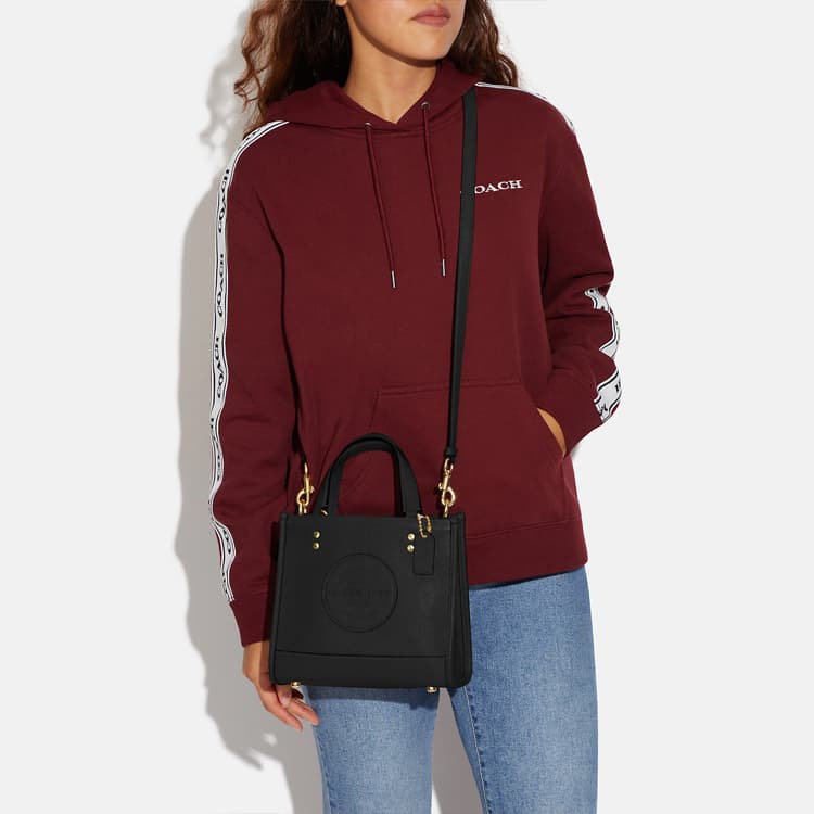 Сумка COACH Dempsey 22 Tote Small Black - изображение 6