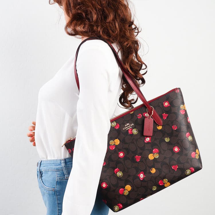 Мини-сумка COACH Zip Top Tote 30 - изображение 5