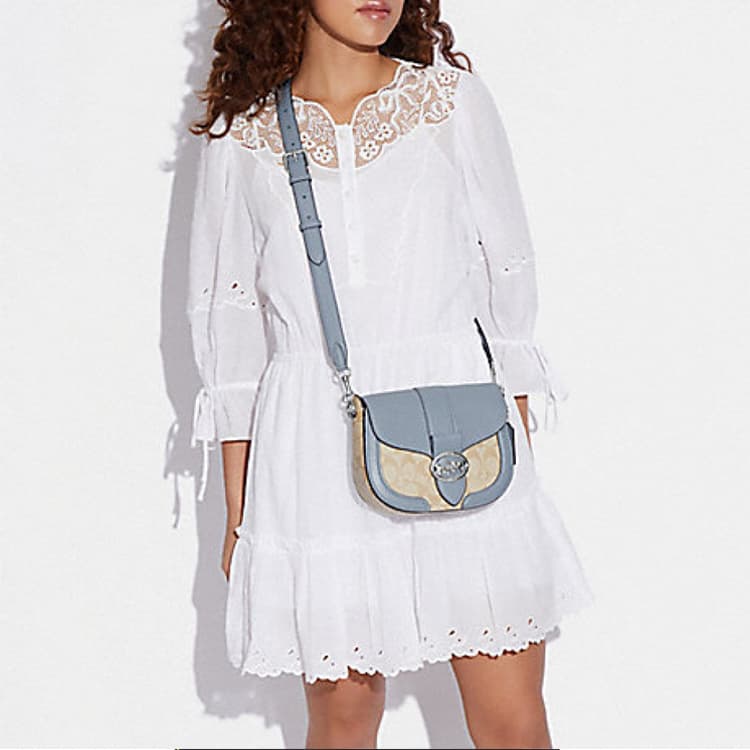 Сумка через плечо COACH Saddle 21 - изображение 4