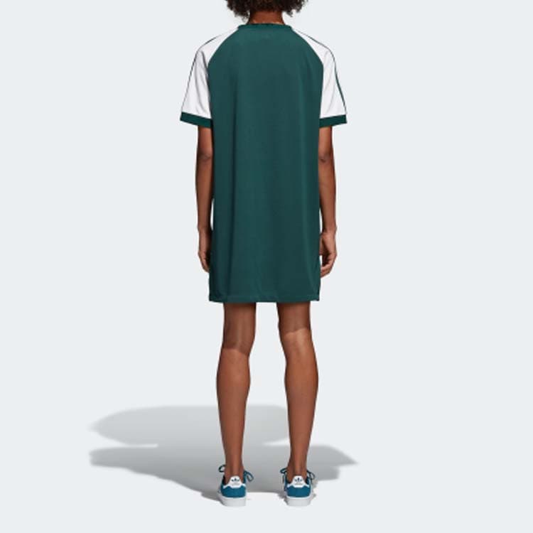 Платье adidas Originals Raglan Dress Forest Green - изображение 5