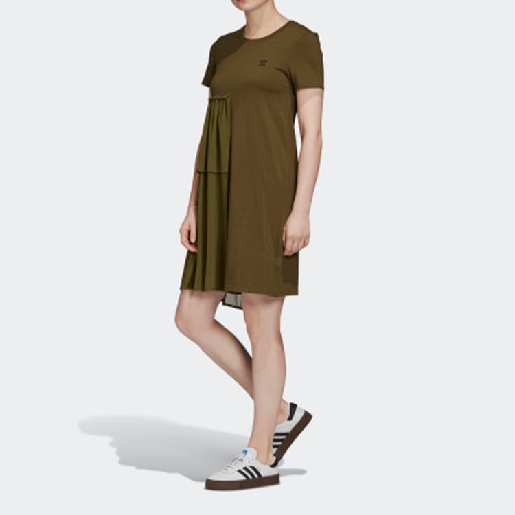 Платье adidas Originals Dress Green - изображение 3