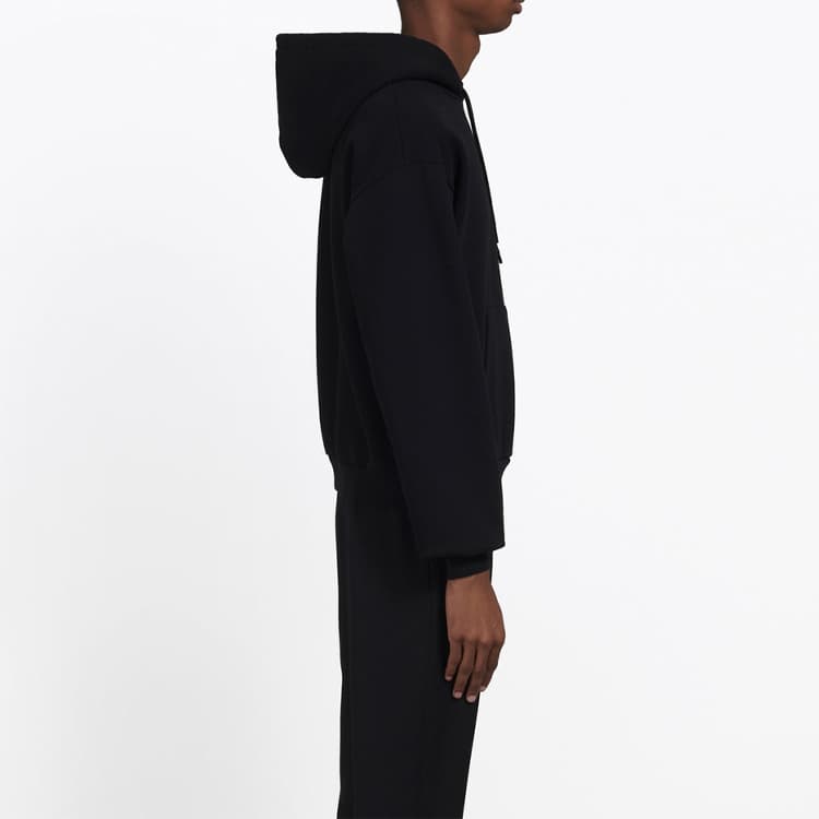 Худи Balenciaga Logo Hoodie Black - изображение 4
