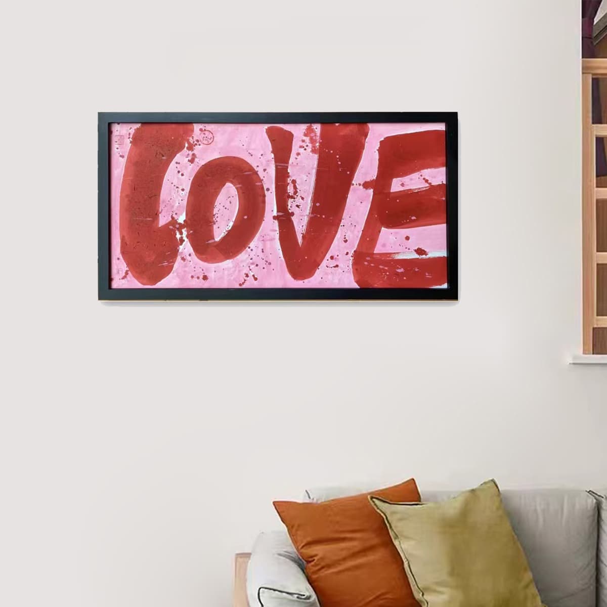 Постер LOVE 69*36cm - изображение 2