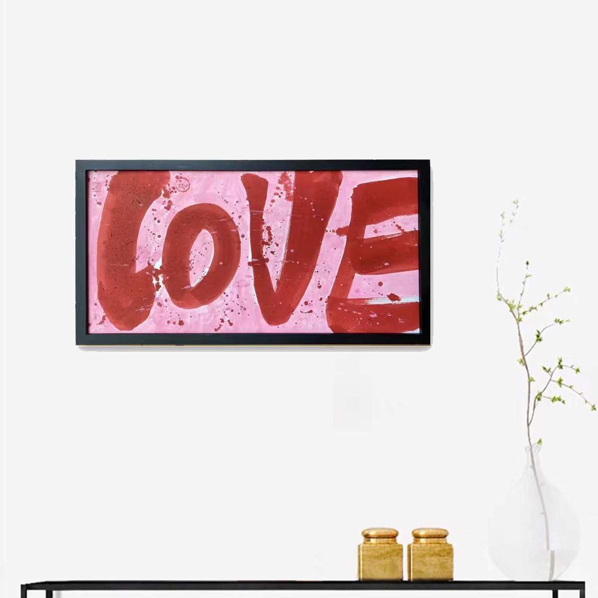 Постер LOVE 69*36cm - изображение 3