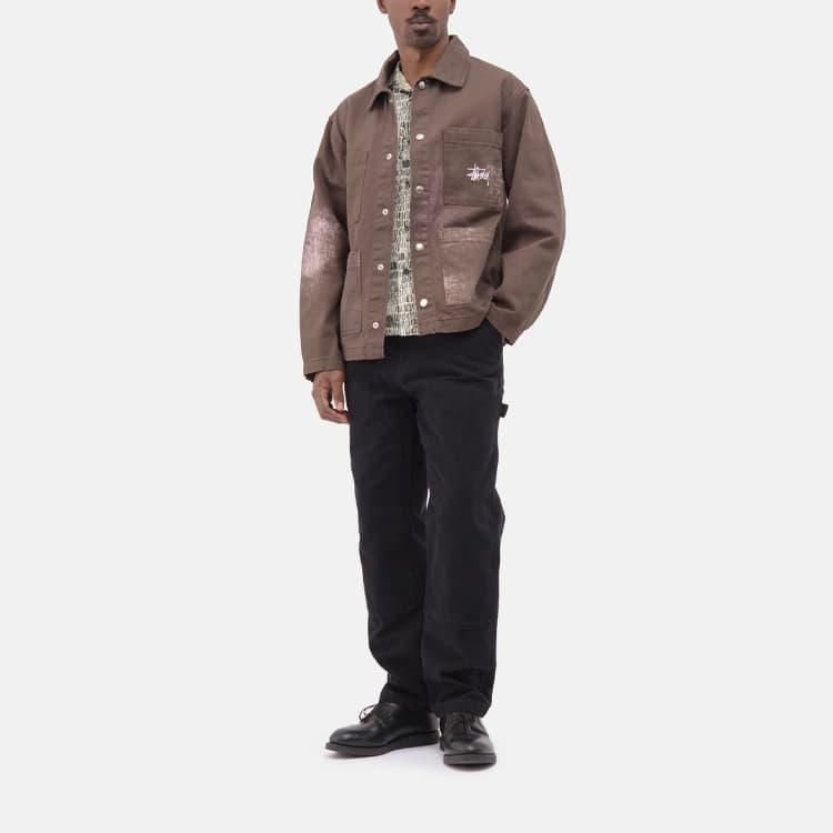 Куртка Stussy Spotted Bleach Jacket Brown - изображение 3