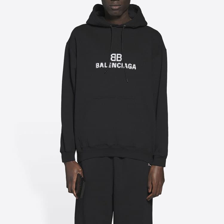 Худи Balenciaga Logo Print Hoodie - изображение 6