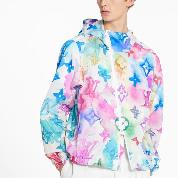 Куртка Louis Vuitton SS21 Ink Print Windbreaker - изображение 4