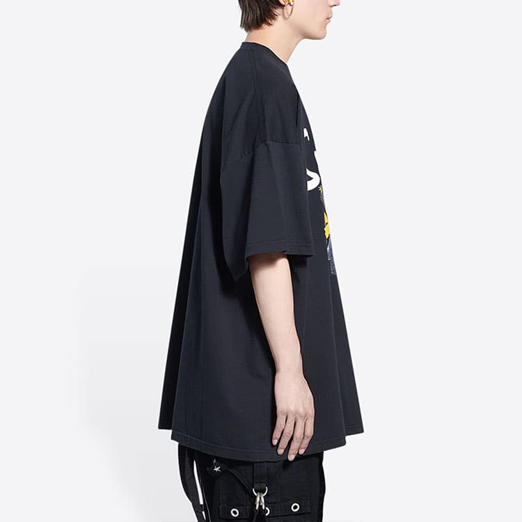 Футболка Balenciaga x The Simpsons T-Shirt Black — фото 8