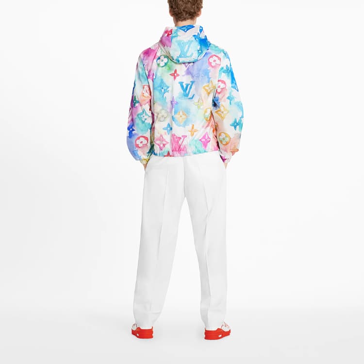 Куртка Louis Vuitton SS21 Ink Print Windbreaker - изображение 3