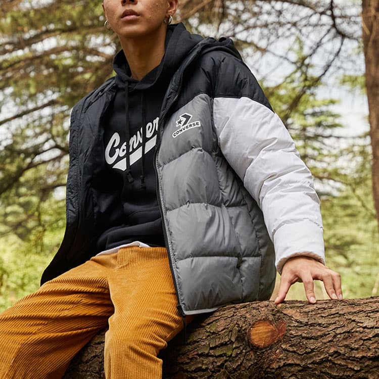 Зимняя куртка Converse Logo - изображение 5