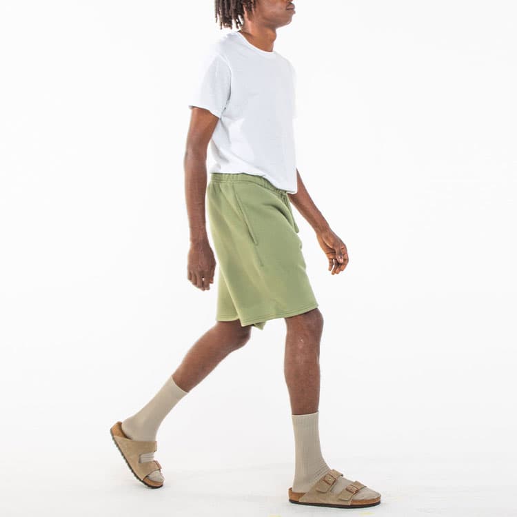 Шорты Fear of God Essentials x Union LA FW21 Vintage Short Green Logo - изображение 3
