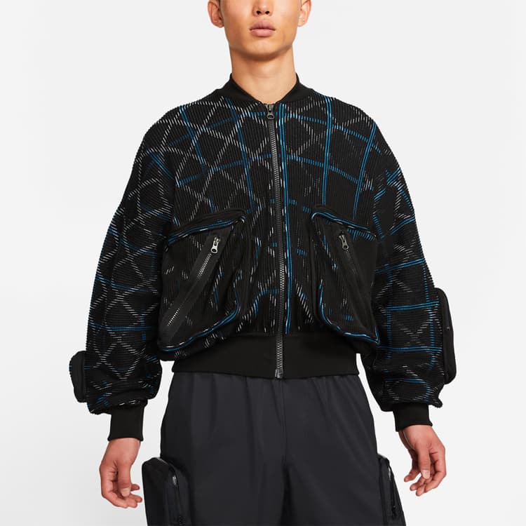 Куртка Nike MA-1 Bomber Black - изображение 5