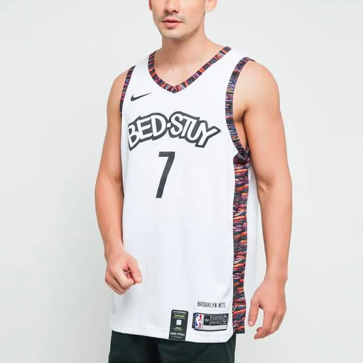 Баскетбольная майка Nike NBA City Edition Jersey Durant 7 White - изображение 3
