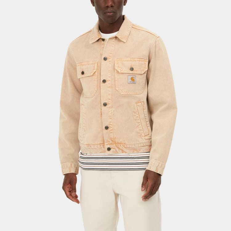 Джинсовая куртка Carhartt WIP SS21 Denim Jacket Khaki - изображение 5