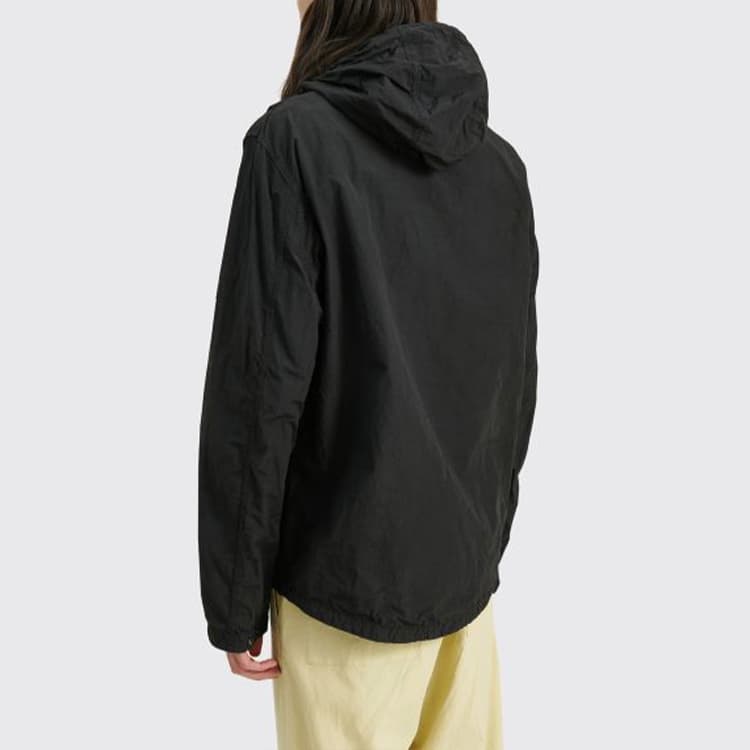 Куртка Stone Island SS21 Logo Print Hooded Jacket Black - изображение 4