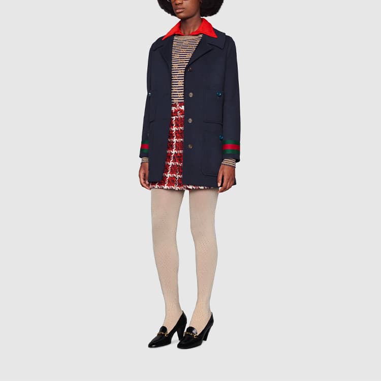 Кофта Gucci SS21 Striped Logo Sweater - изображение 5