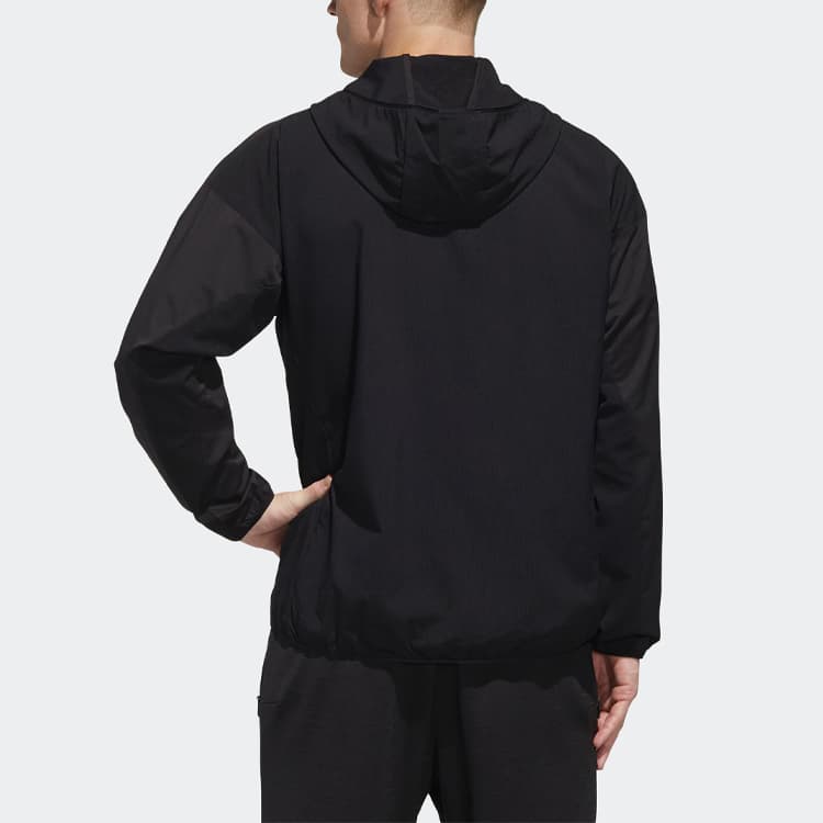 Куртка adidas Logo Stripe Print Hoodie Jacket Black - изображение 5