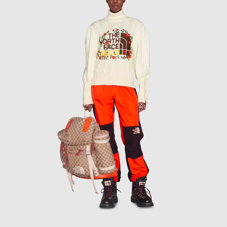 Кардиган Gucci x The North Face FW21 Sweater White - изображение 4