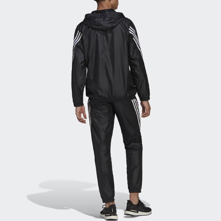 Спортивный костюм adidas Mts Wvn Hooded Tracksuit Black - изображение 9
