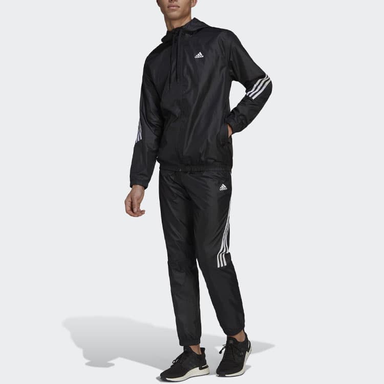 Спортивный костюм adidas Mts Wvn Hooded Tracksuit Black - изображение 5