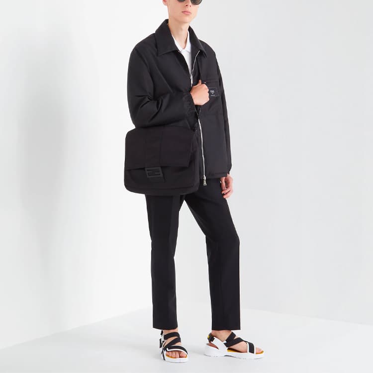 Зимняя куртка пуховик FENDI SS22 logo - изображение 3