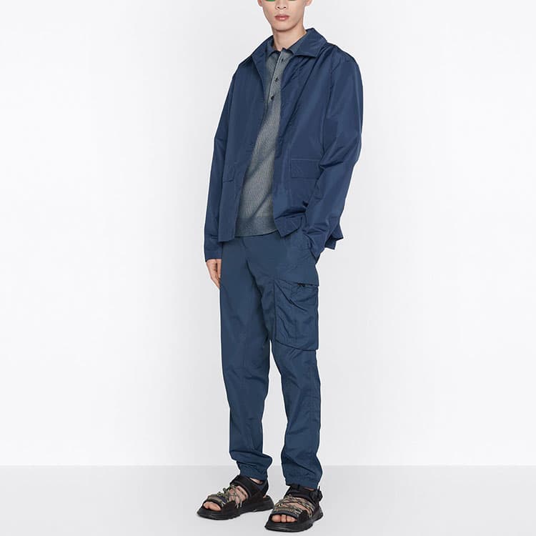 Куртка DIOR x Parley SS22 Jacket Blue - изображение 5