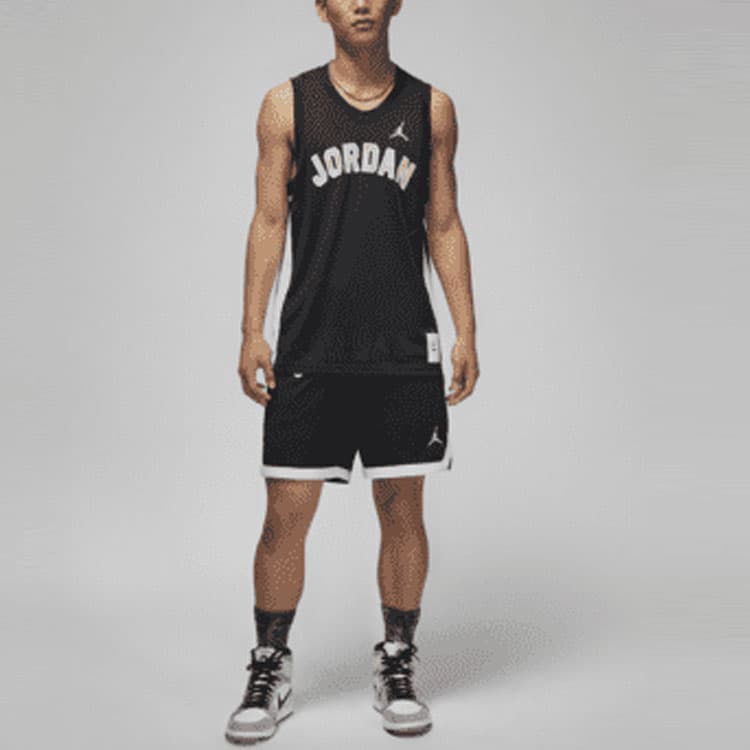 Баскетбольная майка Jordan Sport Logo Basketball Tank Black - изображение 3