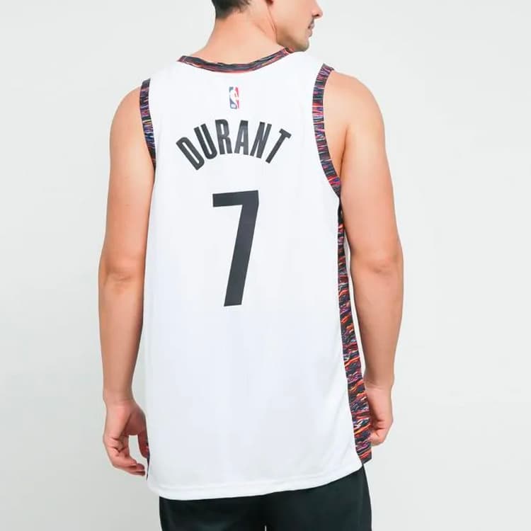 Баскетбольная майка Nike NBA City Edition Jersey Durant 7 White - изображение 4
