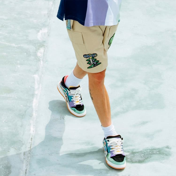 Шорты LiNing x Steven Harrington Cartoon Embroidered Shorts - изображение 5