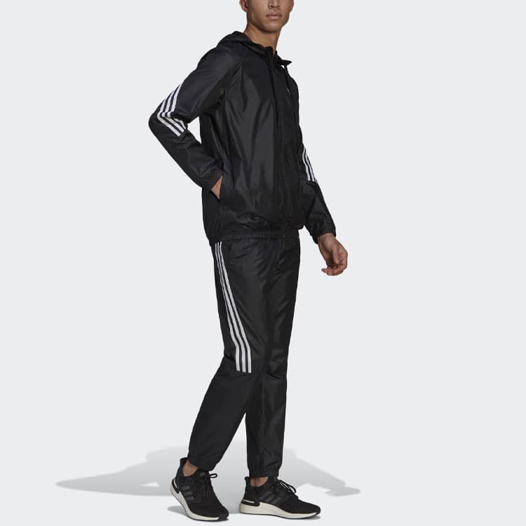 Спортивный костюм adidas Mts Wvn Hooded Tracksuit Black - изображение 7