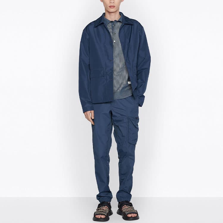 Куртка DIOR x Parley SS22 Jacket Blue - изображение 4