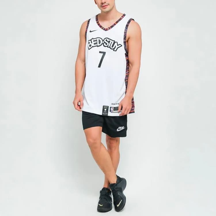 Баскетбольная майка Nike NBA City Edition Jersey Durant 7 White - изображение 5