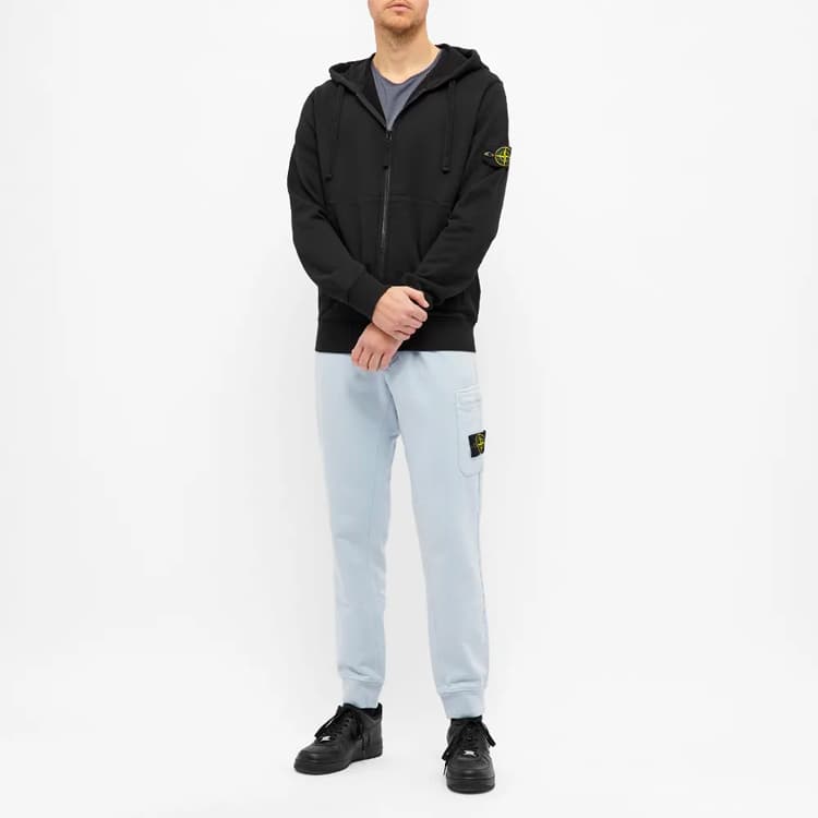 Худи Stone Island Hoodie Black - изображение 2