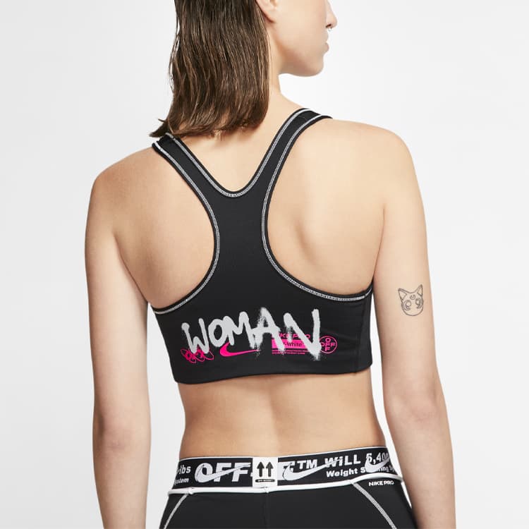 Nike x OFF-WHITE Dri-FIT Sports Bra Black - изображение 5