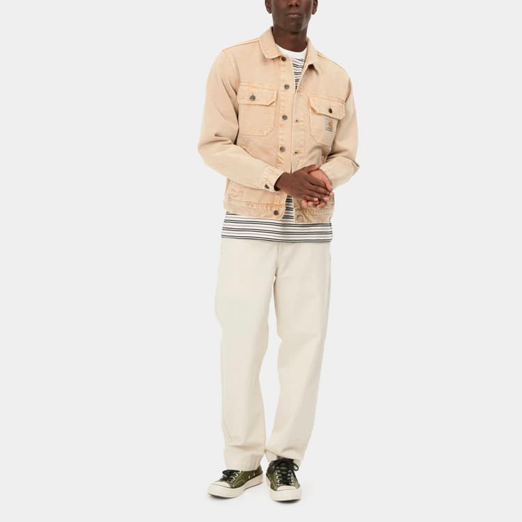 Джинсовая куртка Carhartt WIP SS21 Denim Jacket Khaki - изображение 4