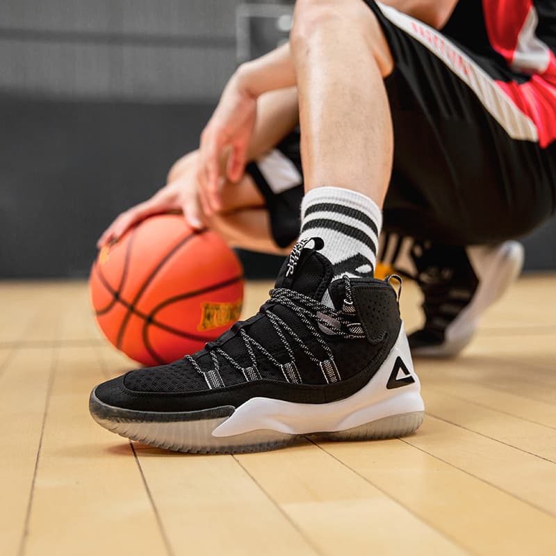 Кроссовки для баскетбола Peak Basketball Low Black White - изображение 6