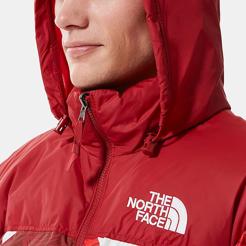 Зимняя куртка The North Face Retro Nuptse Red - изображение 6