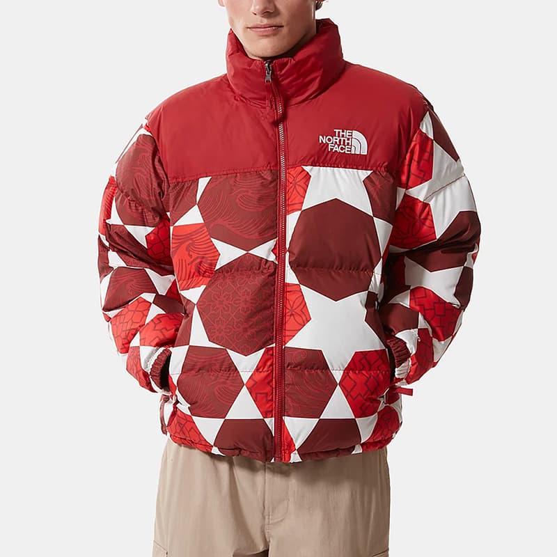 Зимняя куртка The North Face Retro Nuptse Red - изображение 3