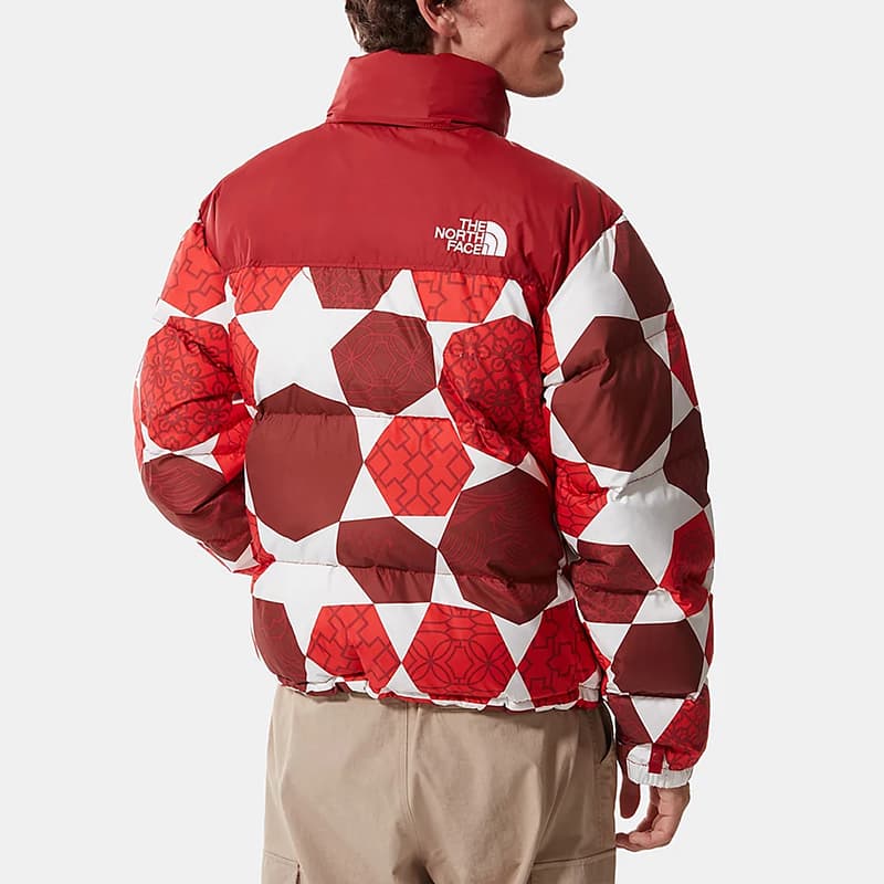 Зимняя куртка The North Face Retro Nuptse Red - изображение 5