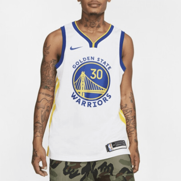 Баскетбольная майка Nike NBA Swingman Jersey Golden State Warriors Curry 30 White - изображение 3
