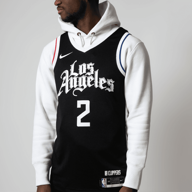 Баскетбольная майка Nike NBA Leonard 2 Fan Edition Jersey Black - изображение 3