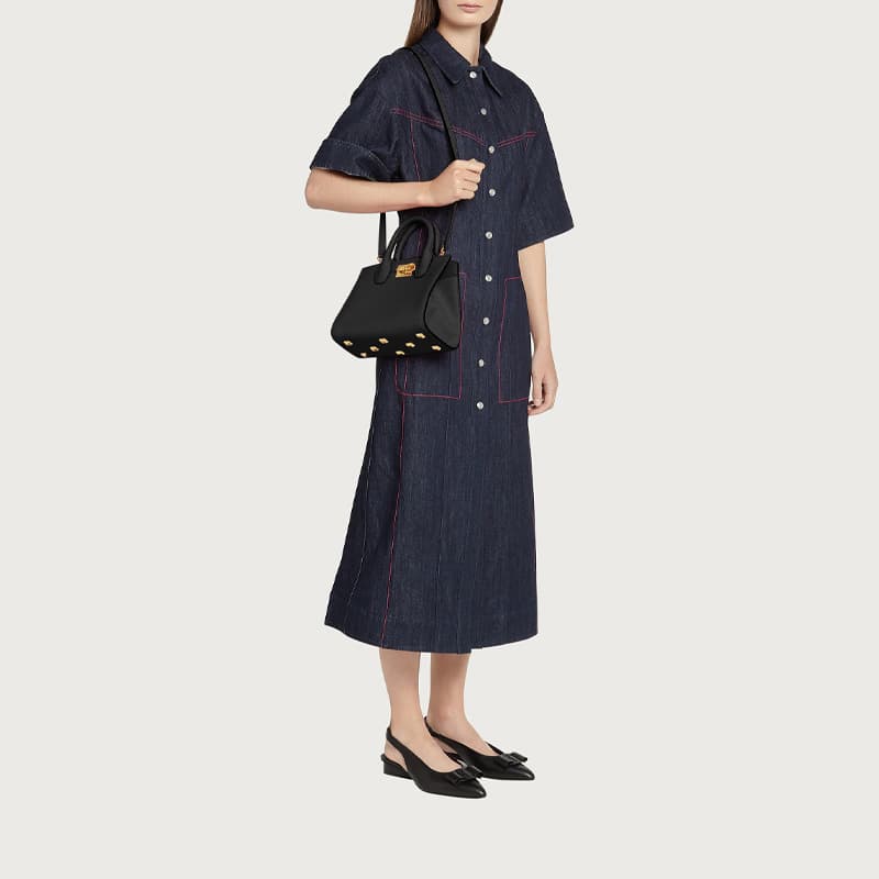 Сумка FERRAGAMO Studio Box - изображение 6