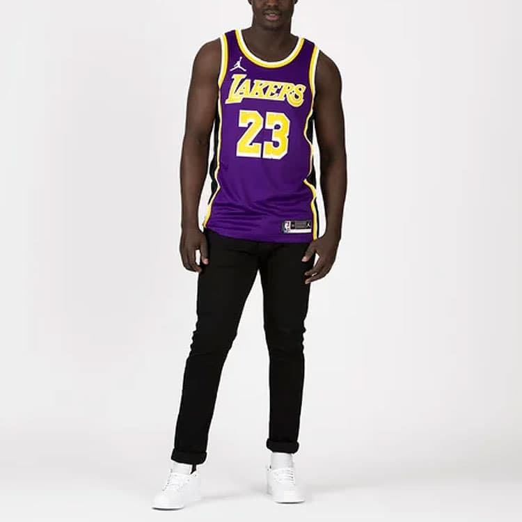 Баскетбольная майка Jordan NBA Lakers LeBron 23 Jersey - изображение 3