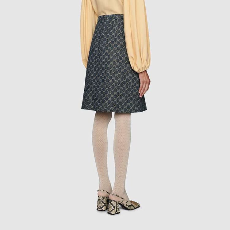 Юбка Gucci Denim Skirt - изображение 6